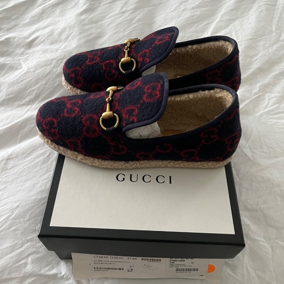 Navy blue Gucci loafers - Picture 2 of 3